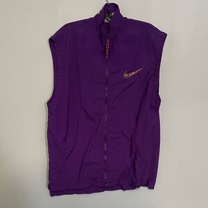 Nike Purple Zip-Up Vest